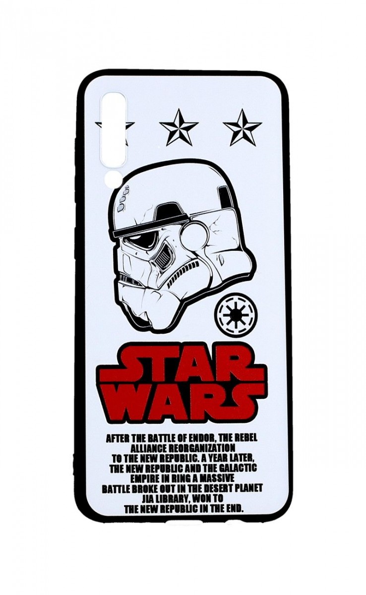 Kryt TopQ Samsung A30s 3D silikon Star Wars 45761 (pouzdro neboli obal na mobil Samsung A30s)