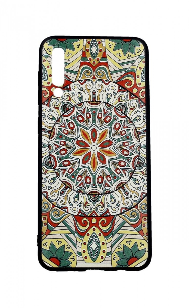 Levně Kryt TopQ Samsung A30s 3D silikon Barevná mandala 45788 (pouzdro neboli obal na mobil Samsung A30s)
