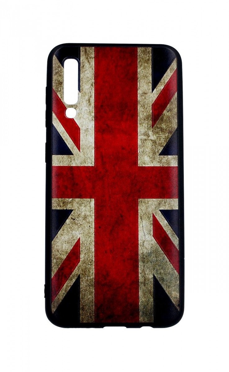 Levně Kryt TopQ Samsung A30s 3D silikon Anglie 45792 (pouzdro neboli obal na mobil Samsung A30s)