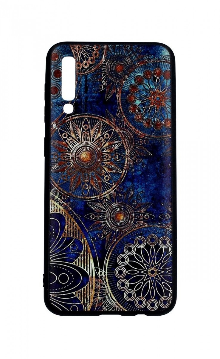 Levně Kryt TopQ Samsung A30s 3D silikon Modrý orient 45798 (pouzdro neboli obal na mobil Samsung A30s)