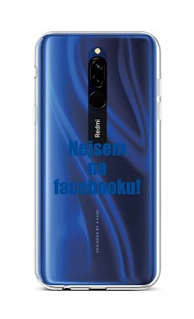 Zadní silikonový kryt na Xiaomi Redmi 8 Nejsem na Facebooku