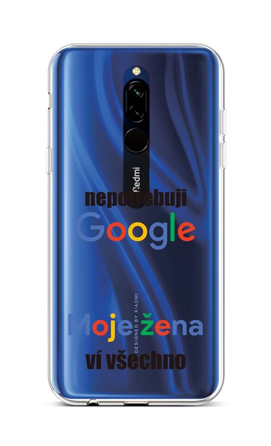 Levně Kryt TopQ Xiaomi Redmi 8 silikon Google 46501 (pouzdro neboli obal na mobil Xiaomi Redmi 8)