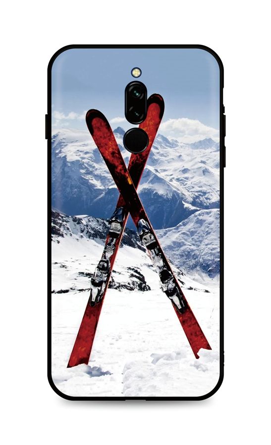 Levně Kryt TopQ Xiaomi Redmi 8 silikon Skiing 46626 (pouzdro neboli obal na mobil Xiaomi Redmi 8)