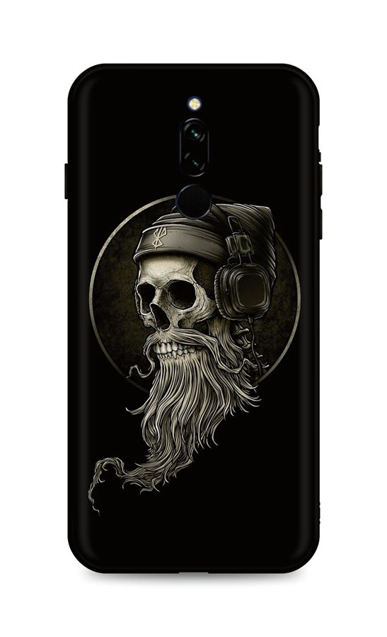 Levně Kryt TopQ Xiaomi Redmi 8 silikon Music Skeleton 46645 (pouzdro neboli obal na mobil Xiaomi Redmi 8)