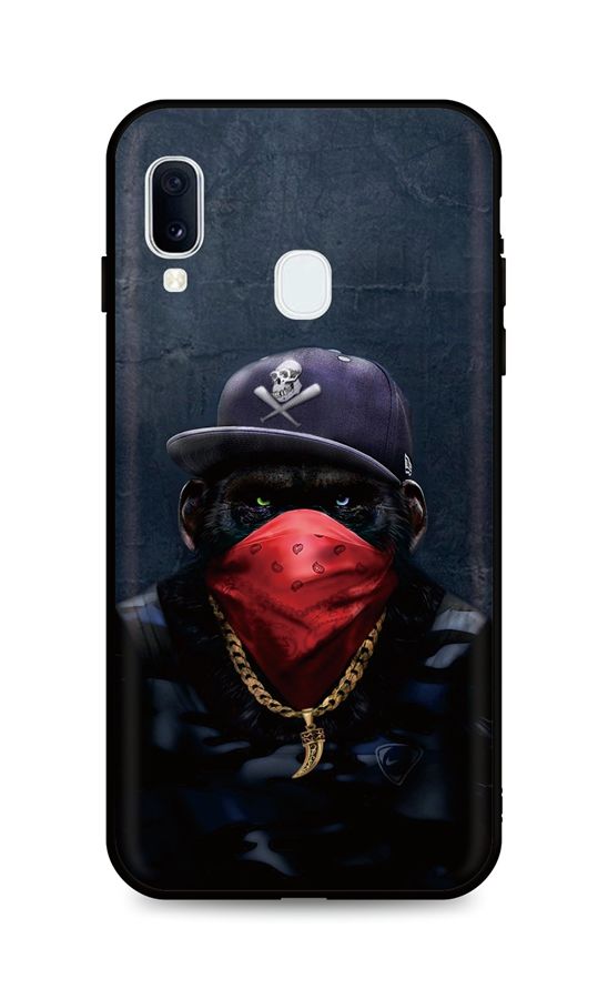 Levně Kryt TopQ Samsung A20e silikon Monkey Gangster 46748 (pouzdro neboli obal na mobil Samsung A20e)