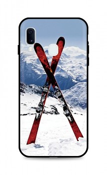 Zadní silikonový kryt DARK na Samsung A20e Skiing