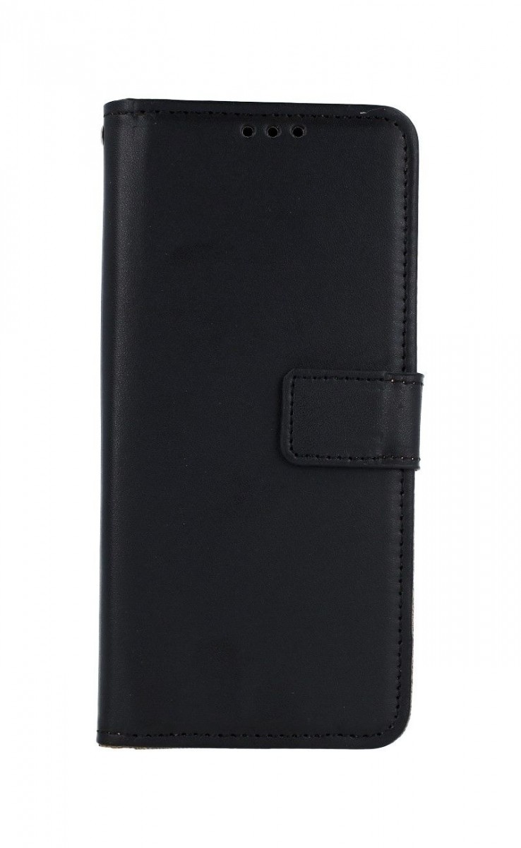 Kryt TopQ Xiaomi Redmi Note 8T knížkový černý s přezkou 2 46878 (pouzdro neboli obal Xiaomi Redmi Note 8T)