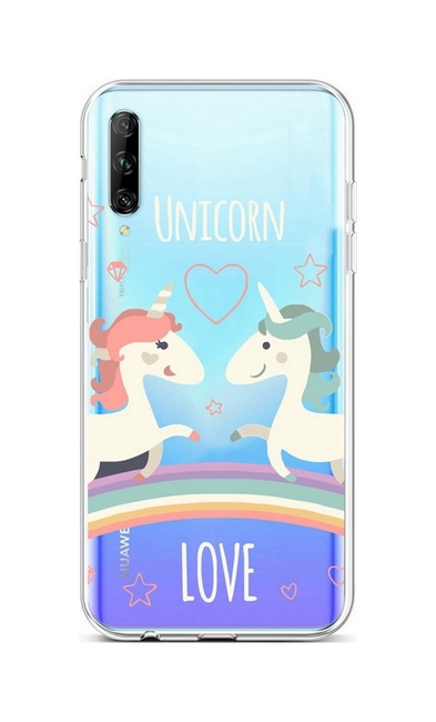 Zadní silikonový kryt na Huawei P Smart Pro Unicorn Love