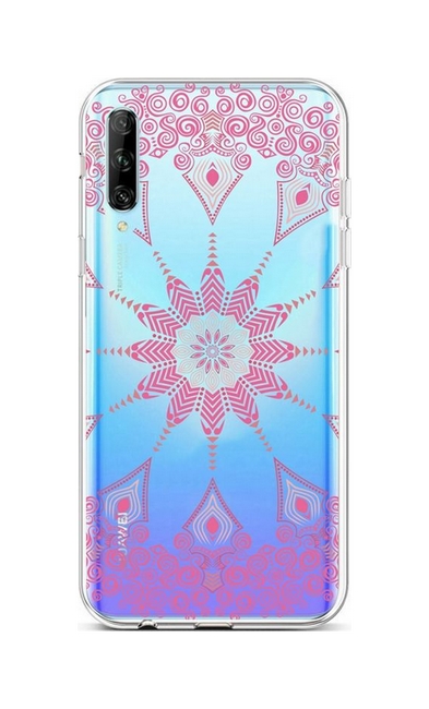 Levně Kryt TopQ Huawei P Smart Pro silikon Pink Mandala 46958 (pouzdro neboli obal na mobil Huawei P Smart Pro)