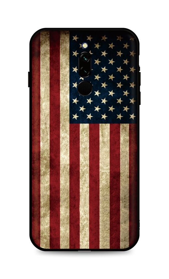 Levně Kryt TopQ Xiaomi Redmi 8 3D silikon Amerika 47188 (pouzdro neboli obal na mobil Xiaomi Redmi 8)