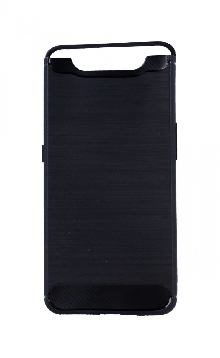 Zadní silikonový kryt na Samsung A80 černý