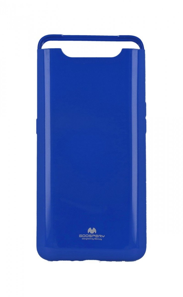 Zadní silikonový kryt Mercury Jelly Case na Samsung A80 modrý