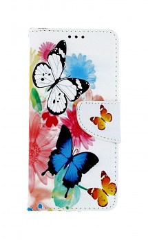 Knížkové pouzdro na Samsung A51 Barevné s motýlky