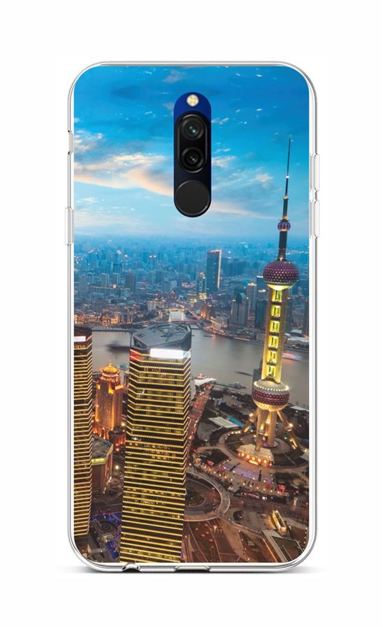 Levně Kryt TopQ Xiaomi Redmi 8 silikon City 48166 (pouzdro neboli obal na mobil Xiaomi Redmi 8)
