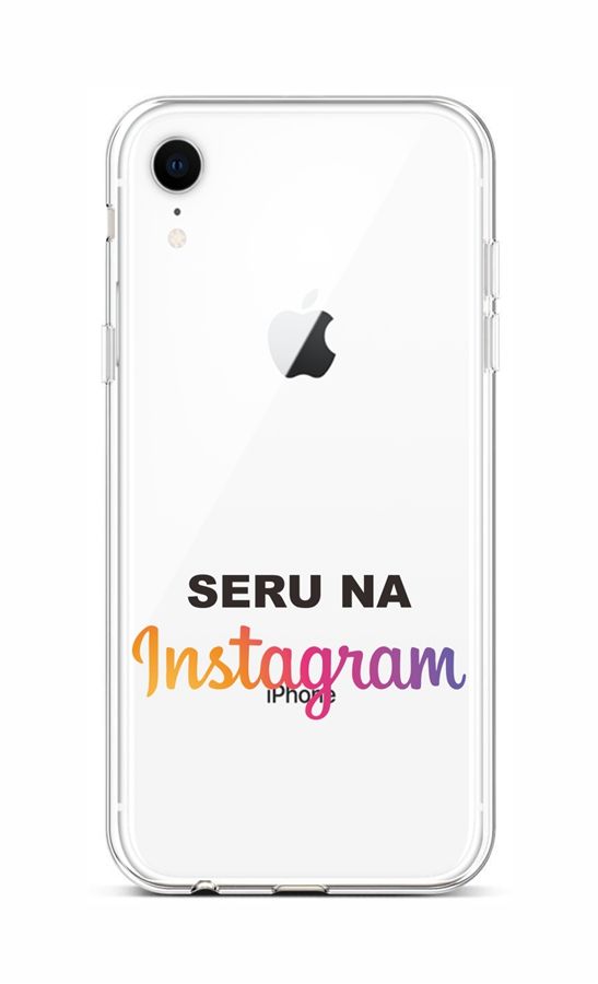 Kryt TopQ iPhone XR silikon Instagram 48520 (pouzdro neboli obal na mobil iPhone XR)