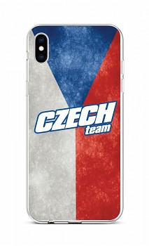 Zadní silikonový kryt na iPhone XS Czech Team