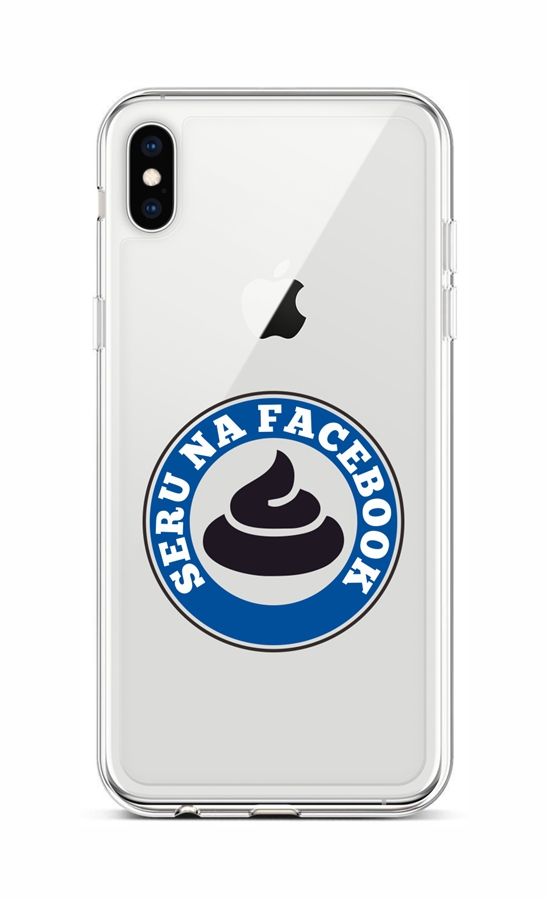 Kryt TopQ iPhone XS silikon Facebook 48524 (pouzdro neboli obal na mobil iPhone XS)