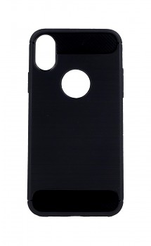 Zadní silikonový kryt na iPhone XS černý 