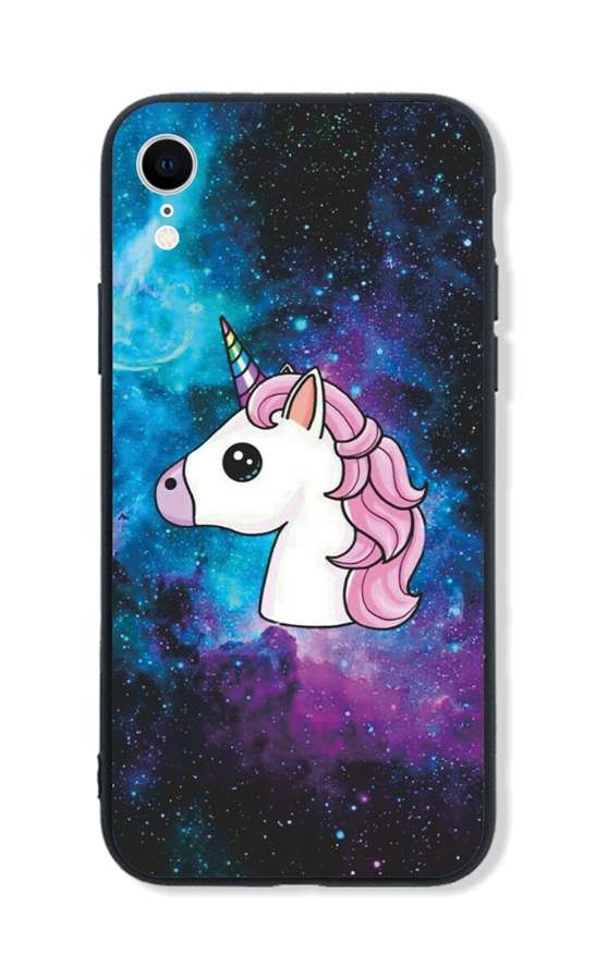 Kryt TopQ LUXURY iPhone XR pevný Space Unicorn 48741 (pouzdro neboli obal na mobil iPhone XR)