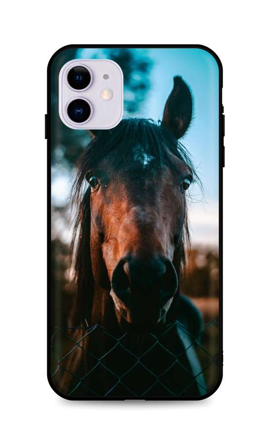 Levně Kryt TopQ iPhone 11 silikon Horse 48886 (pouzdro neboli obal na mobil iPhone 11)