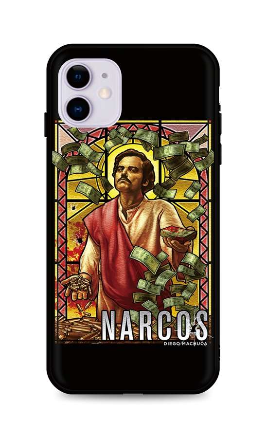 Levně Kryt TopQ iPhone 11 silikon Narcos 48893 (pouzdro neboli obal na mobil iPhone 11)