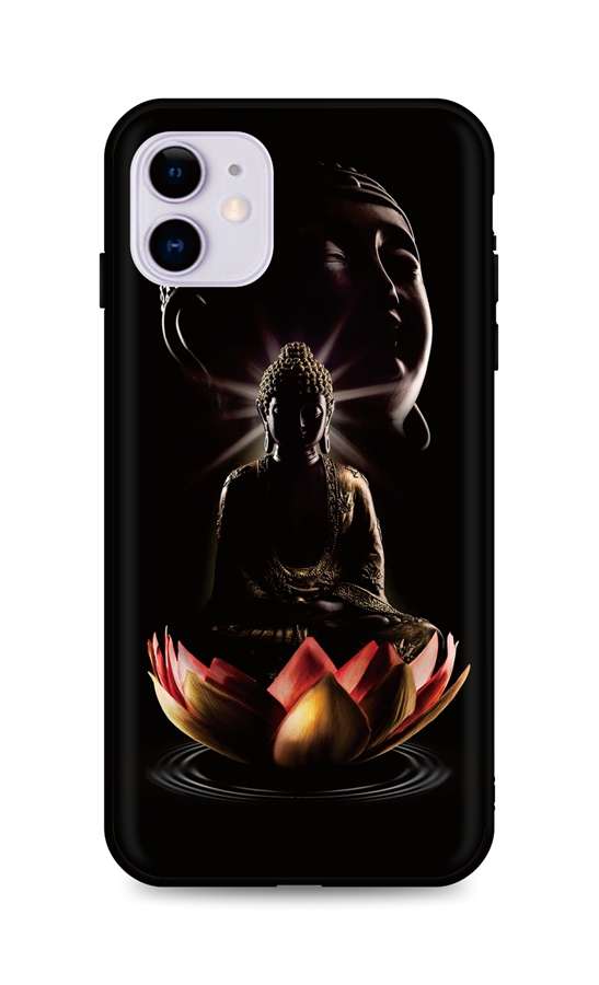 Levně Kryt TopQ iPhone 11 silikon Meditation 48920 (pouzdro neboli obal na mobil iPhone 11)