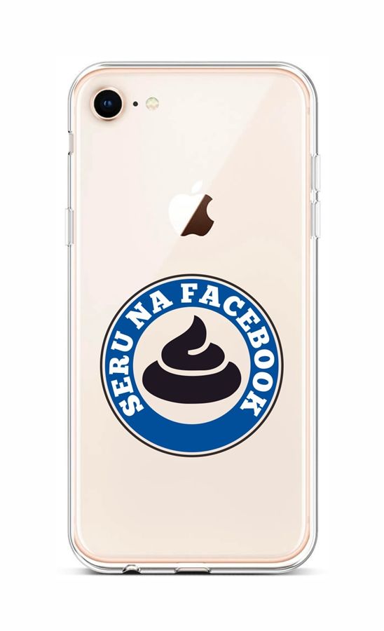Kryt TopQ iPhone SE 2020 silikon Facebook 49056 (pouzdro neboli obal na mobil iPhone SE 2020)