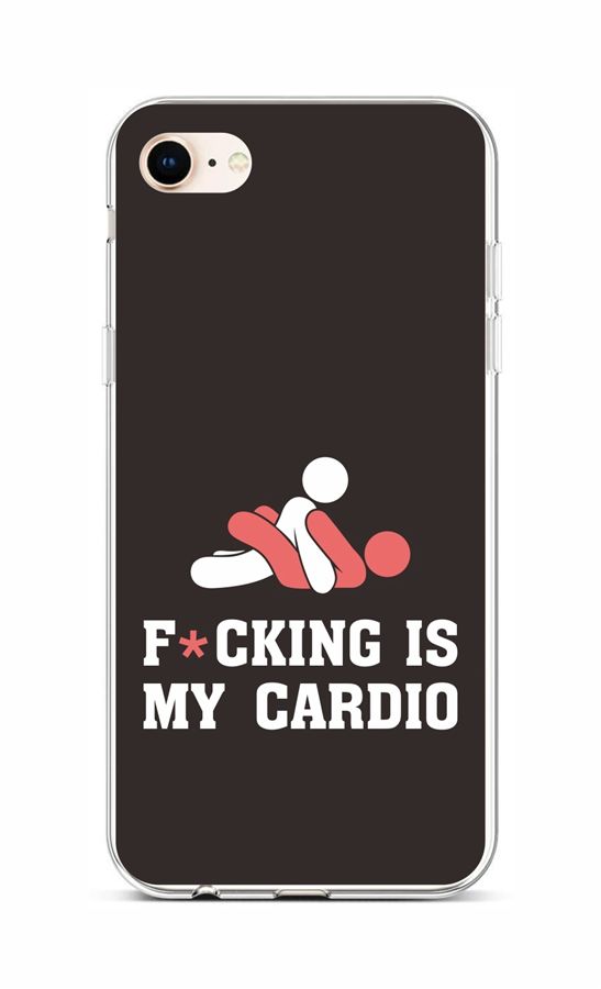 Kryt TopQ iPhone SE 2020 silikon Cardio 49060 (pouzdro neboli obal na mobil iPhone SE 2020)