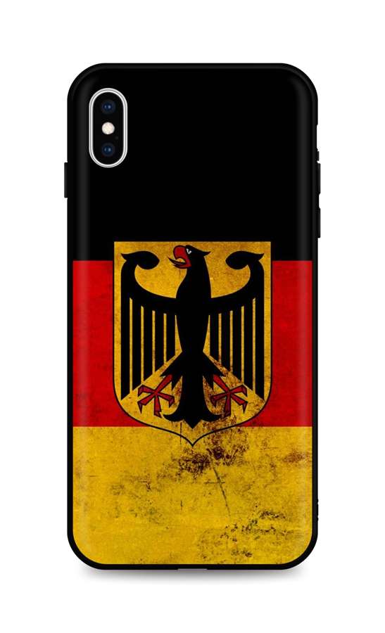 Levně Kryt TopQ iPhone XS silikon Germany 49147 (pouzdro neboli obal na mobil iPhone XS)