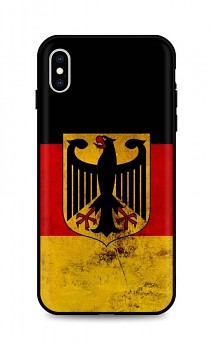 Zadní silikonový kryt DARK na iPhone XS Germany