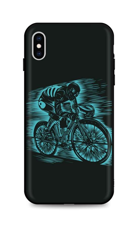 Levně Kryt TopQ iPhone XS silikon Speeding 49174 (pouzdro neboli obal na mobil iPhone XS)