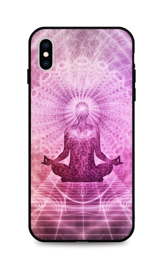 Levně Kryt TopQ iPhone XS silikon Energy Spiritual 49180 (pouzdro neboli obal na mobil iPhone XS)