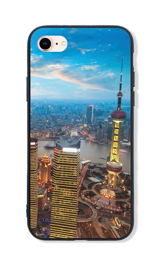 Levně Kryt TopQ LUXURY iPhone SE 2020 pevný City 49217 (pouzdro neboli obal na mobil iPhone SE 2020)