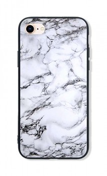 Zadní pevný kryt LUXURY na iPhone SE 2020 Marble White