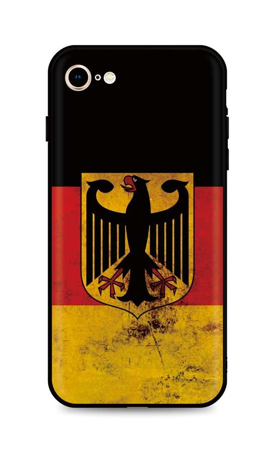 Levně Kryt TopQ iPhone SE 2020 silikon Germany 49272 (pouzdro neboli obal na mobil iPhone SE 2020)