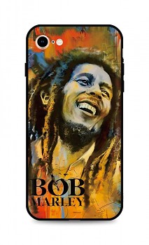 Zadní silikonový kryt DARK na iPhone SE 2020 Bob Marley