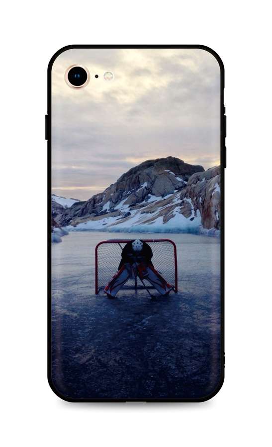 Levně Kryt TopQ iPhone SE 2020 silikon Hockey Goalie 49316 (pouzdro neboli obal na mobil iPhone SE 2020)