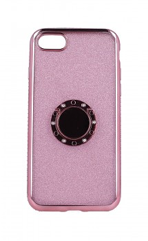 Zadní silikonový kryt na iPhone SE 2020 Diamond růžový