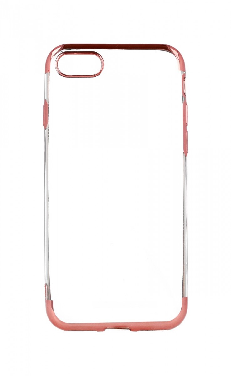 Kryt TopQ Frame iPhone SE 2020 silikon růžový 49622 (pouzdro neboli obal na mobil iPhone SE 2020)