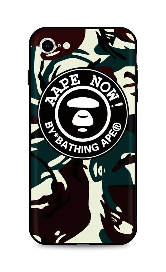 Kryt TopQ iPhone SE 2020 3D silikon Army 49729 (pouzdro neboli obal na mobil iPhone SE 2020)