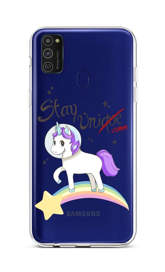 Zadní silikonový kryt na Samsung M21 Stay Unicorn