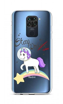 Zadní silikonový kryt na Xiaomi Redmi Note 9 Stay Unicorn