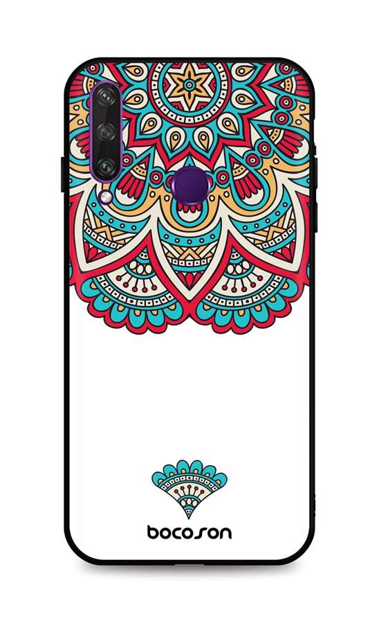 Levně Kryt TopQ Huawei Y6p 3D silikon Barevný motiv 50316 (pouzdro neboli obal na mobil Huawei Y6p)