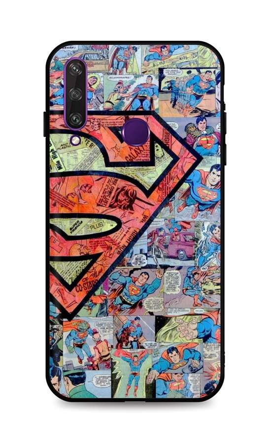 Levně Kryt TopQ Huawei Y6p 3D silikon Superman 50323 (pouzdro neboli obal na mobil Huawei Y6p)