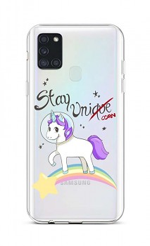 Zadní silikonový kryt na Samsung A21s Stay Unicorn