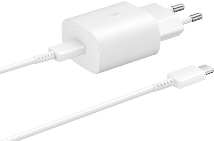 Levně Originální USB-C (USB type-C) rychlonabíječka Samsung EP-TA800EWE + EP-DA705BWE bílá 50421