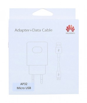 Originální rychlonabíječka Huawei AP32 + datový kabel micro USB bílá 2A (EU Blister)