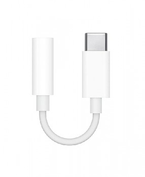 Adaptér Apple MU7E2ZM/A USB-C / 3.5mm konektor bílý (EU Blister)