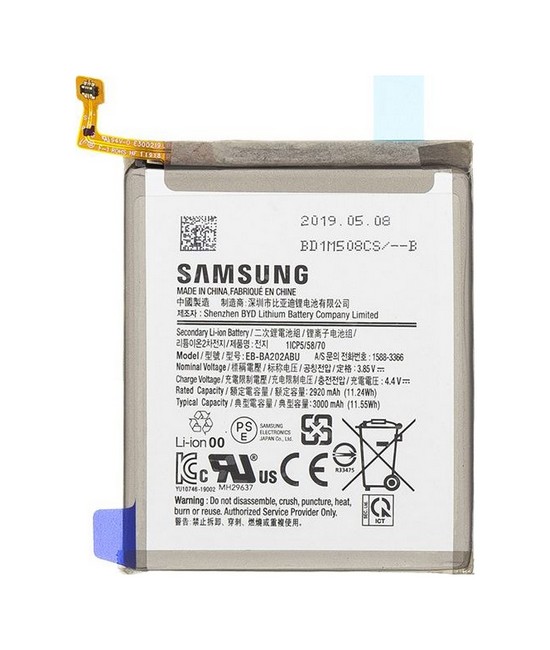 Levně Originální baterie Samsung EB-BA202ABU Samsung A20e 3000mAh - originální 50483