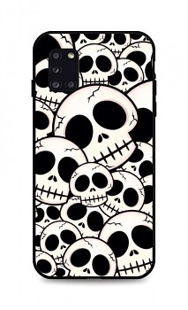 Zadní pevný kryt LUXURY na Samsung A31 Skulls